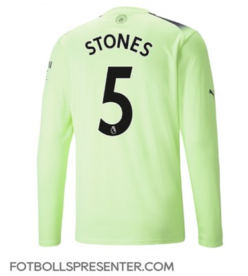 Manchester City John Stones #5 Tredje Matchtröja 2022-23 Långärmad